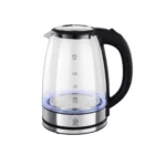 Elegance 2.0L Borosilicate Glass Electric Kettle (1500W) – Fast Heating with LED