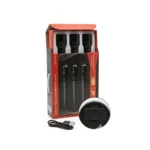 MAX AL BARIQ MA-308L Zoom Rechargeable LED Flashlight Set (3-Piece Value Pack) - Image 2