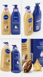 NIVEA Body Lotion Intensive Care Collection – Cocoa Nourish (48h) & Rich Nourish - Image 3