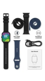 PEJE 1.83" HD Waterproof Smart Watch Duo-Band Edition - Image 3