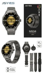 JSYES MS34 Luxury AMOLED Executive Smartwatch - Image 3