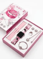 JSYES M62 PRO+ Series 11 Luxury Smartwatch & Diamond-Accent Jewelry Set