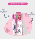 Nair Hair Removal Cream with Soothing Rose Extract – 110g (نير كريم إزالة الشعر) - Image 3